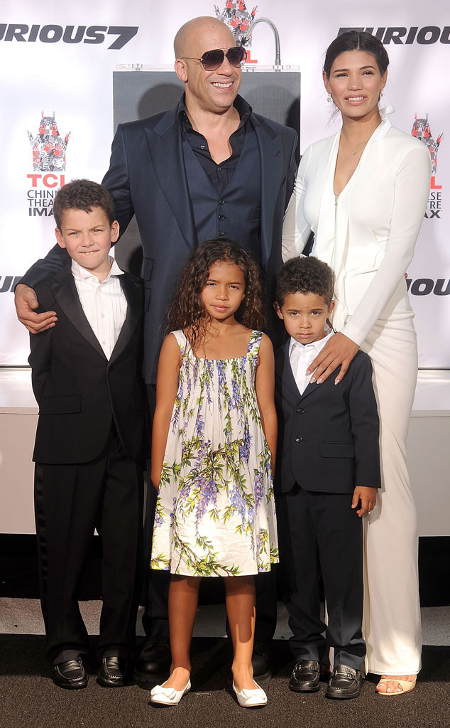 See Vin Diesel and His Family at His Handprint Ceremony! E! News See Vin Diesel and His Family at His Handprint Ceremony! E! News